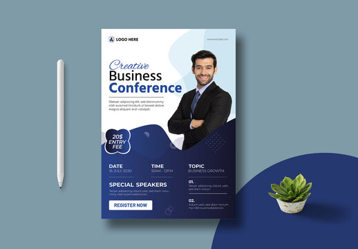 Business Conference Flyer Design Template