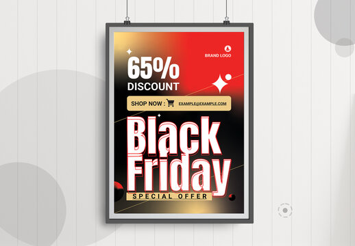 Black Friday Sale Promotion Poster