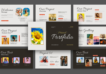 Portfolio Presentation Template Layout