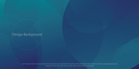 abstract green dark blue circular background. vector illustration eps10