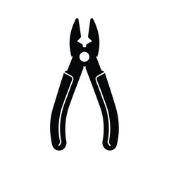 Flat Vector Icon of Pliers
