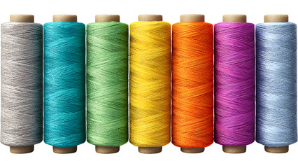 colorful threads	
