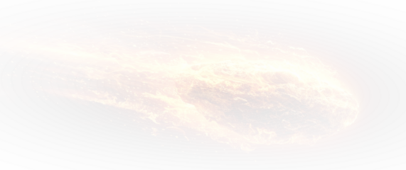 Universe Asteroid Impact with Bright Flame Png.
