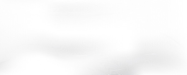 Abstract  white and gray color, modern design stripes background with curve lines, wavy pattern. Vector illustration.