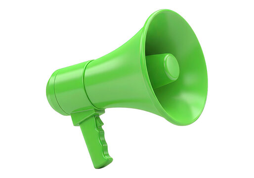 megaphone on white