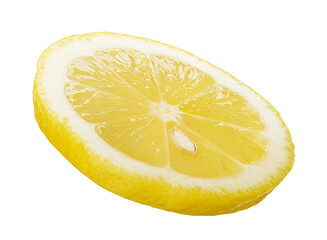 Slice of lemon isolated