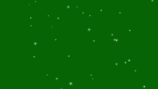 Shining Glitter Sparkle 4K Chroma Key Animation | Glowing Dust Lights Effect Background HD Video