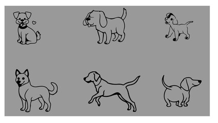 Fototapeta premium Dog Vector 