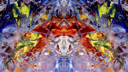 Abstract art background . Hand painting artwork on canvas .