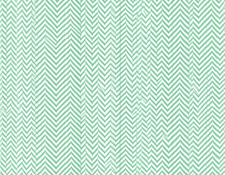 Repeating green and white zigzag pattern on a textured background - Powered by Adobe