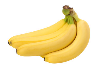 bananas isolated, transparent PNG, PNG format, cut out