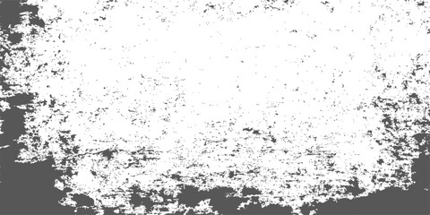 Abstract black and white grunge texture background with dirty ink paint splash pattern