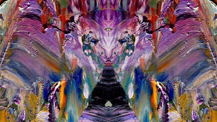 Abstract art background . Hand painting artwork on canvas .