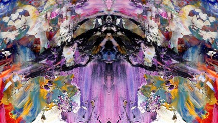 Abstract art background . Hand painting artwork on canvas .