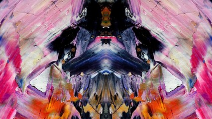 Abstract art background . Hand painting artwork on canvas .