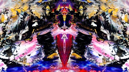 Abstract art background . Hand painting artwork on canvas .