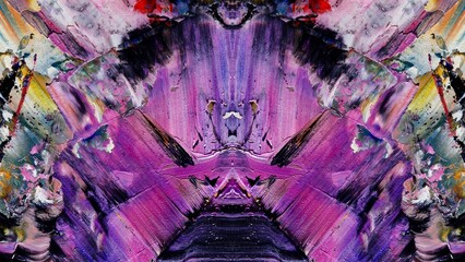 Abstract art background . Hand painting artwork on canvas .