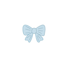 Beautiful baby blue bow for hair and gifts