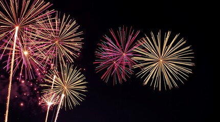 fireworks in the sky