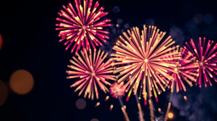 fireworks in the sky