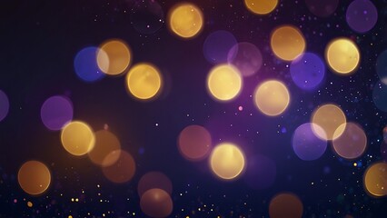 abstract background with bokeh lights