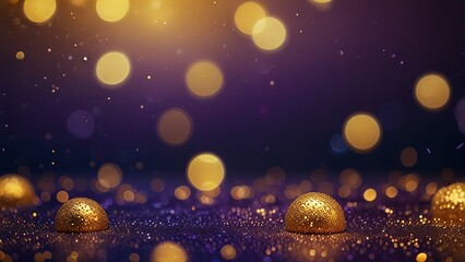 abstract background with bokeh lights