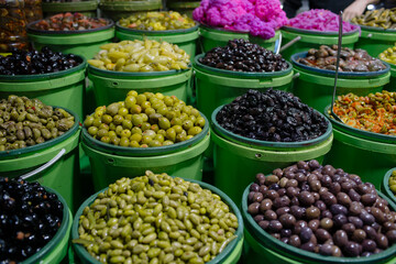 olives in market