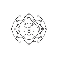 Connected data protected by security shield