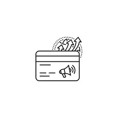 Credit card marketing boost illustration