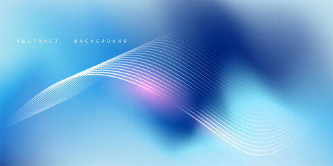 Abstract technology particle wave background. Modern design vector illustration.