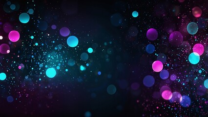 abstract background with bokeh lights