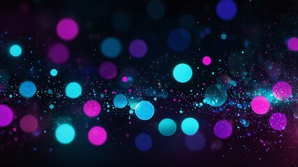 abstract background with bokeh lights