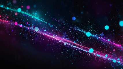 abstract background with bokeh lights