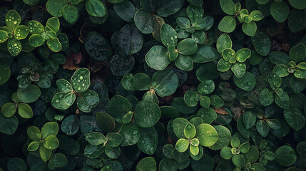 Fresh green leaves background, natural texture and eco concept