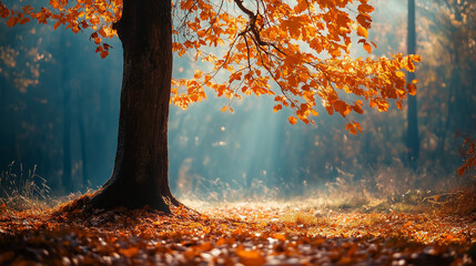 Lighting Forest Trees