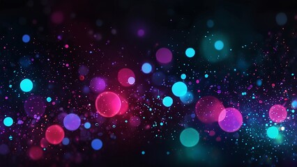 abstract background with bokeh lights