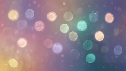abstract background with bokeh lights