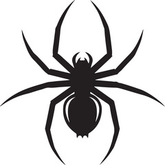 Silhouette Spider Insect Vector eps