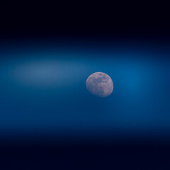 Photo de la lune modifiée