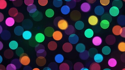 abstract background with bokeh lights