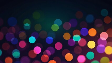 abstract background with bokeh lights