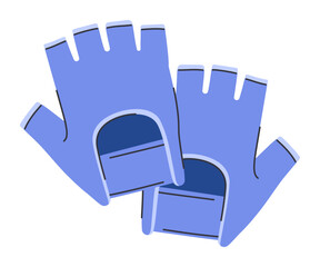 Fingerless Protective Gym Gloves for Workouts.