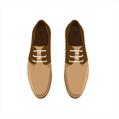 a pair of brown shoes