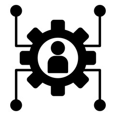 manage black icon