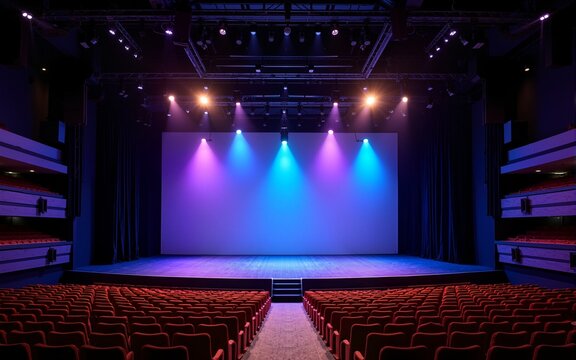 The stage is equipped with advanced audio and lighting systems perfect for hosting concerts and theatrical productions. High quality