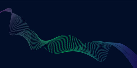Fototapeta premium Abstract red blue and pink purple gradient wave particle background. Flow wave with line landscape. Digital data structure. Future mesh pattern point visualization. Technology vector illustration.