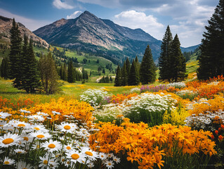 wildflowers in Albion Basin