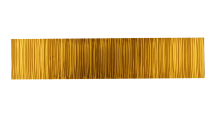 Golden Yellow Curved Vertical Lines Pattern Texture, abstract bright, cutout, PNG isolated on white or transparent background