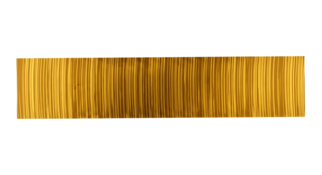 Golden Yellow Curved Vertical Lines Pattern Texture, abstract bright, cutout, PNG isolated on white or transparent background