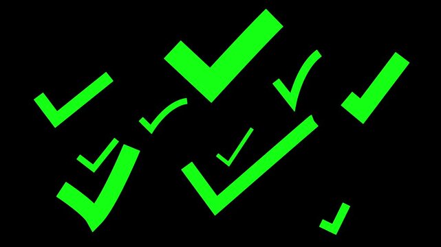 Check mark icon button set. Checkmark Icon Vector Logo template. Check list button icon. Check mark in round sign. Vector illustration.